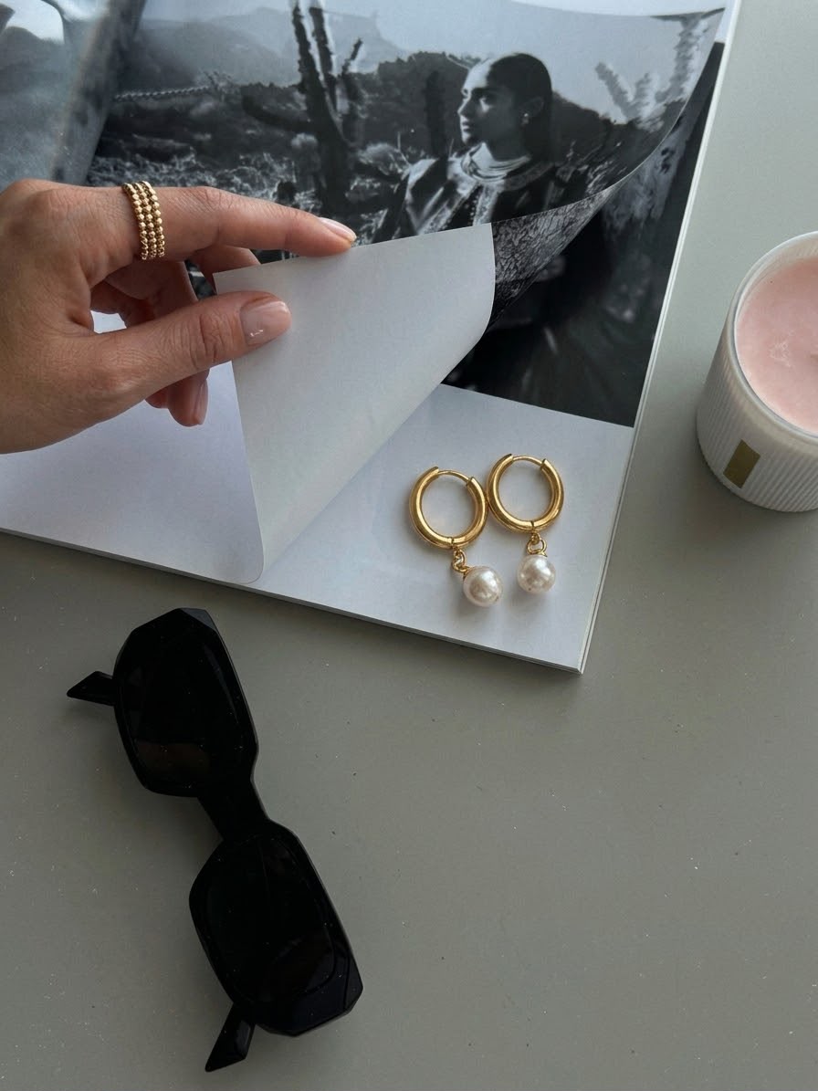 Hoop earrings